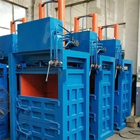 Vertikal hydraulisk balpress