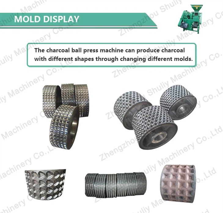 Oval charcoal Briquette Press machine4