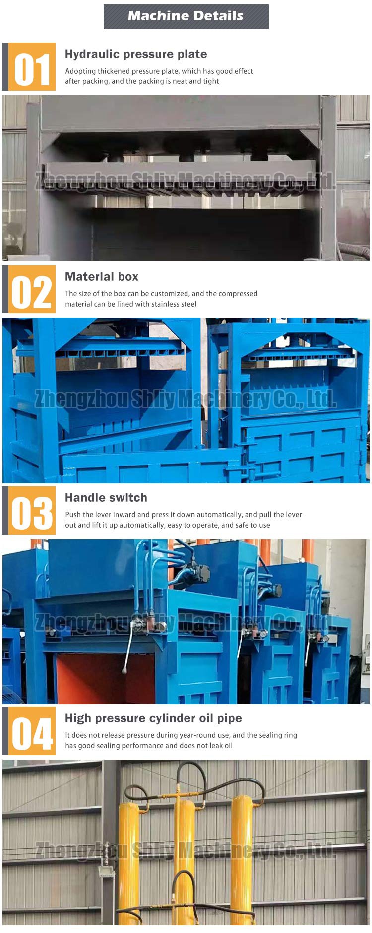 Cardboard Box Baling Press machine Cardboard Box Baling Press machine