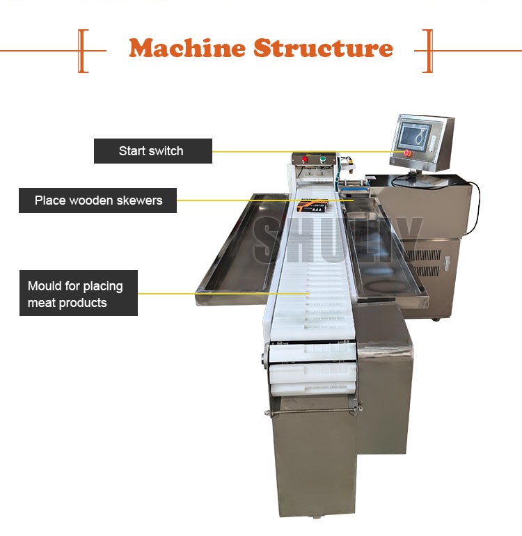 Meat skewer machine Meat skewer machine