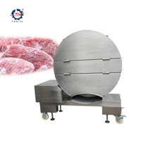 Skärmaskin för fryst kött